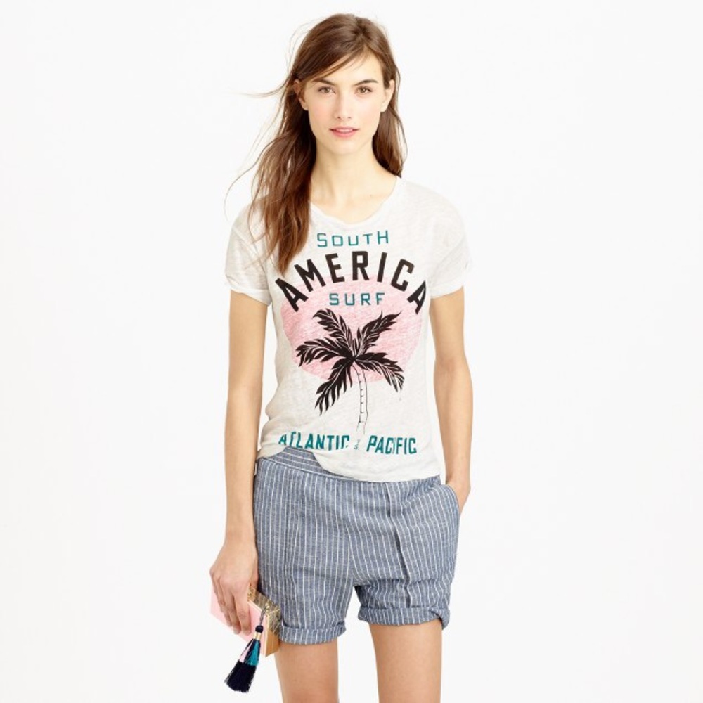 J. Crew linen surf shirt
